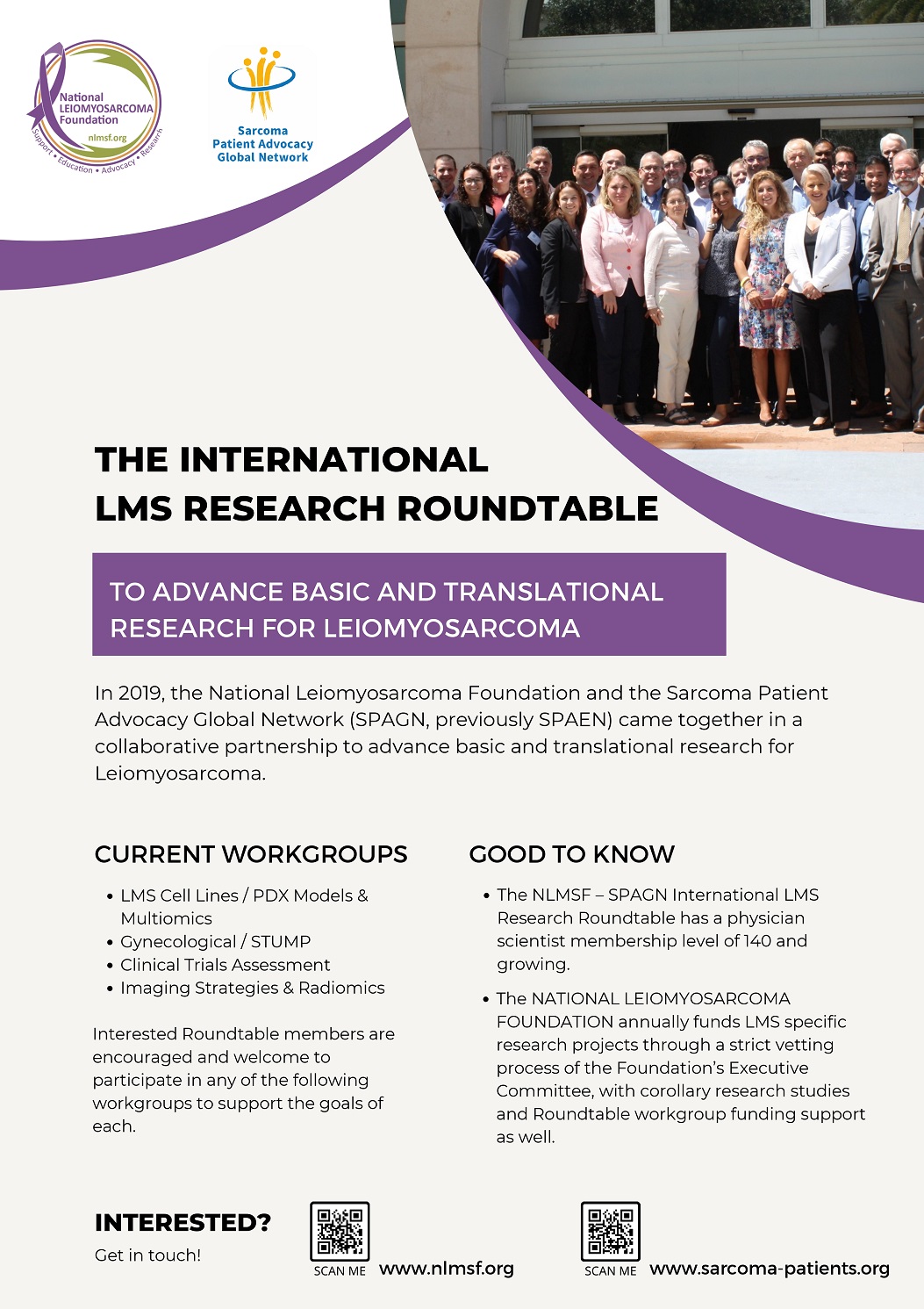 The LMS Research Roundtable by NLMSF, USA & SPAGN