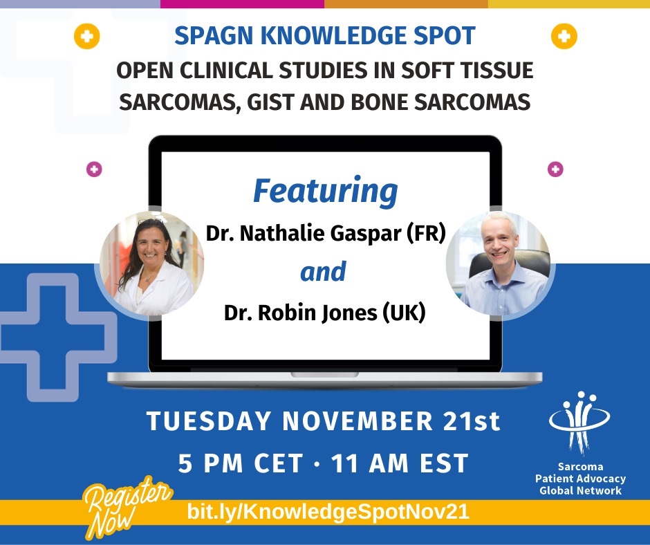 Knowledge Spot: Open clinical studies in soft tissue sarcomas, GIST and bone sarcomas